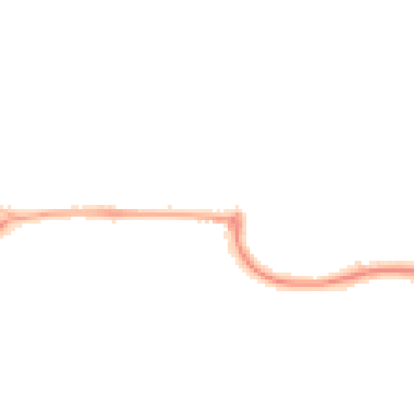 Night-time road noise heatmap for NE37 2TH