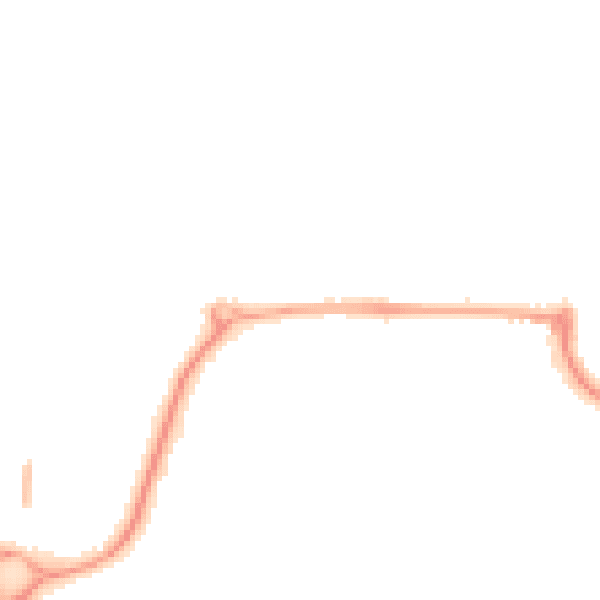 Night-time road noise heatmap for NE37 2TL