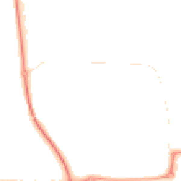 Night-time road noise heatmap for NE37 3DP