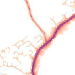 Daytime road noise heatmap for NE39 1AF