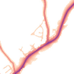 Daytime road noise heatmap for NE39 1BA
