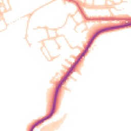 Daytime road noise heatmap for NE39 1DJ