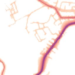 Daytime road noise heatmap for NE39 1EF