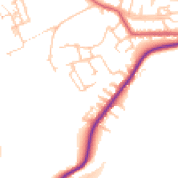 Daytime road noise heatmap for NE39 1EQ