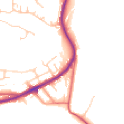 Daytime road noise heatmap for NE39 1LQ