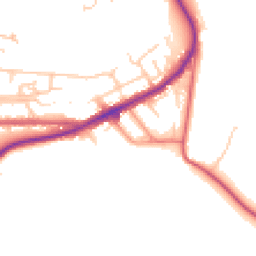 Daytime road noise heatmap for NE39 1PT