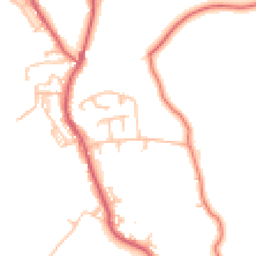 Daytime road noise heatmap for NE39 2BP