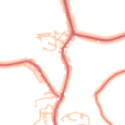Daytime road noise heatmap for NE39 2DZ