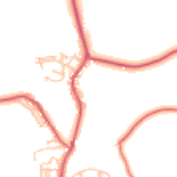 Daytime road noise heatmap for NE39 2FA