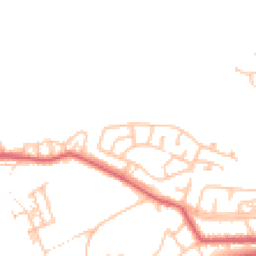 Daytime road noise heatmap for NE39 2LF