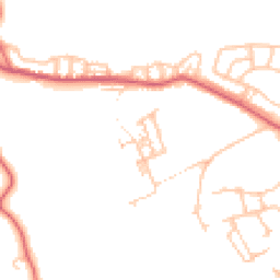 Daytime road noise heatmap for NE39 2ND