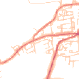 Daytime road noise heatmap for NE40 3AQ