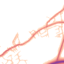 Daytime road noise heatmap for NE40 3BG