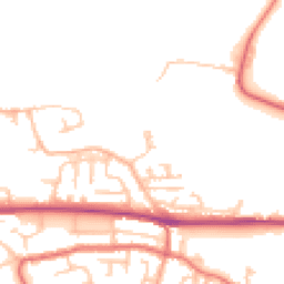 Daytime road noise heatmap for NE40 3DB
