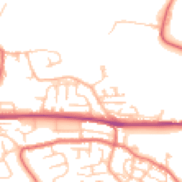 Daytime road noise heatmap for NE40 3DF