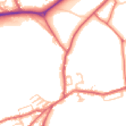 Daytime road noise heatmap for NE40 4AA