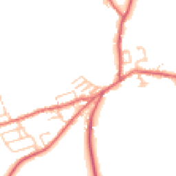 Daytime road noise heatmap for NE40 4AG