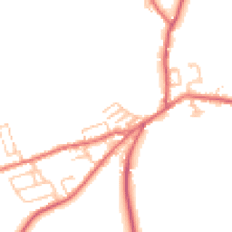 Daytime road noise heatmap for NE40 4AQ