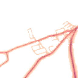 Daytime road noise heatmap for NE40 4BD