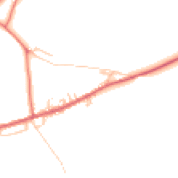 Daytime road noise heatmap for NE40 4RY