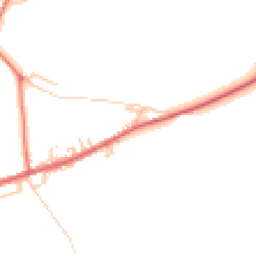 Daytime road noise heatmap for NE40 4RZ