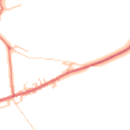 Daytime road noise heatmap for NE40 4SB