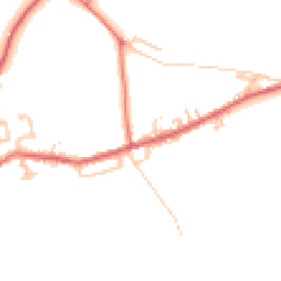 Daytime road noise heatmap for NE40 4TA