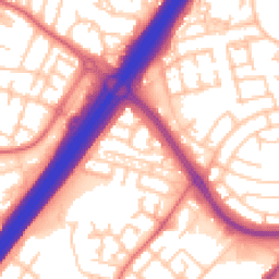Daytime road noise heatmap for NE5 2GH