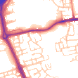 Daytime road noise heatmap for NE5 3XE