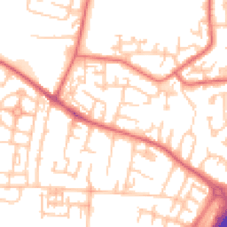 Daytime road noise heatmap for NE5 5HT
