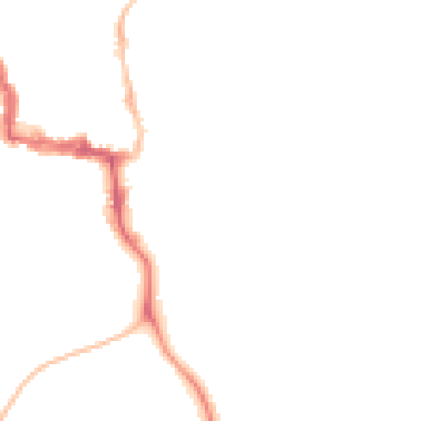 Night-time road noise heatmap for NE61 1UJ