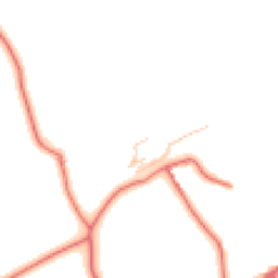 Daytime road noise heatmap for NE67 5EL