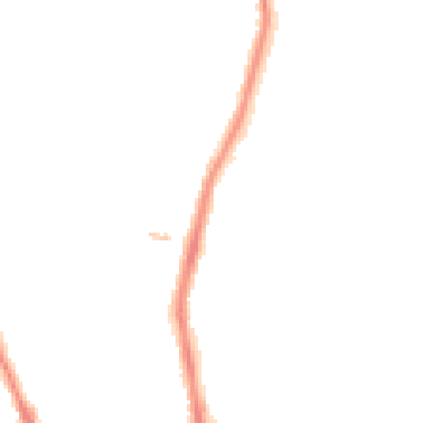 Night-time road noise heatmap for NE7 7DX