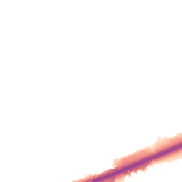 Night-time road noise heatmap for NE7 7GF