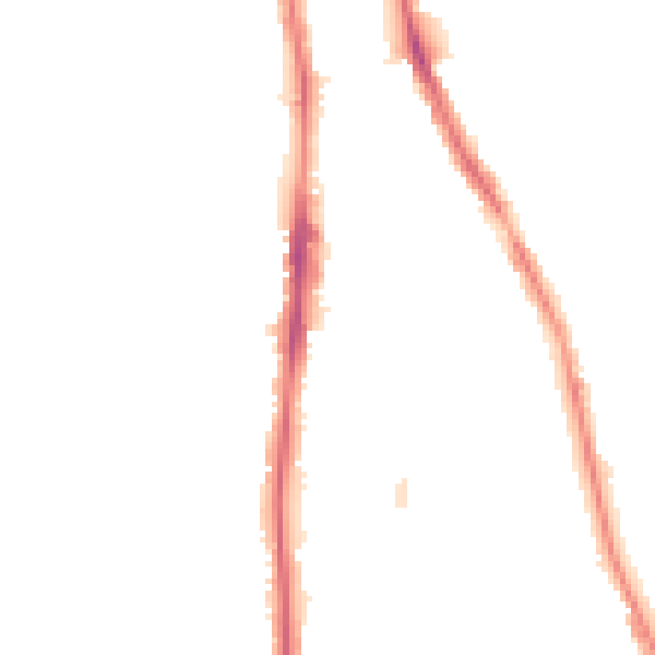Night-time road noise heatmap for NE9 5AY