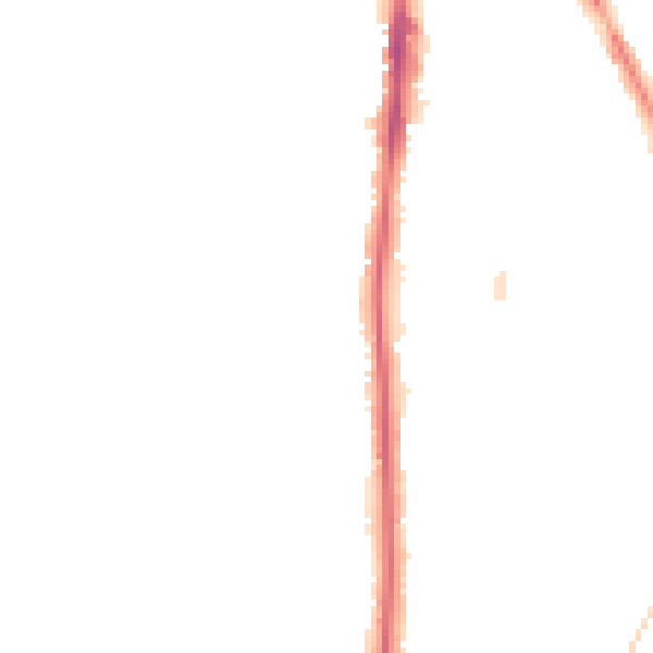 Night-time road noise heatmap for NE9 5EG