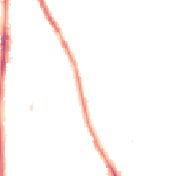 Night-time road noise heatmap for NE9 5JX