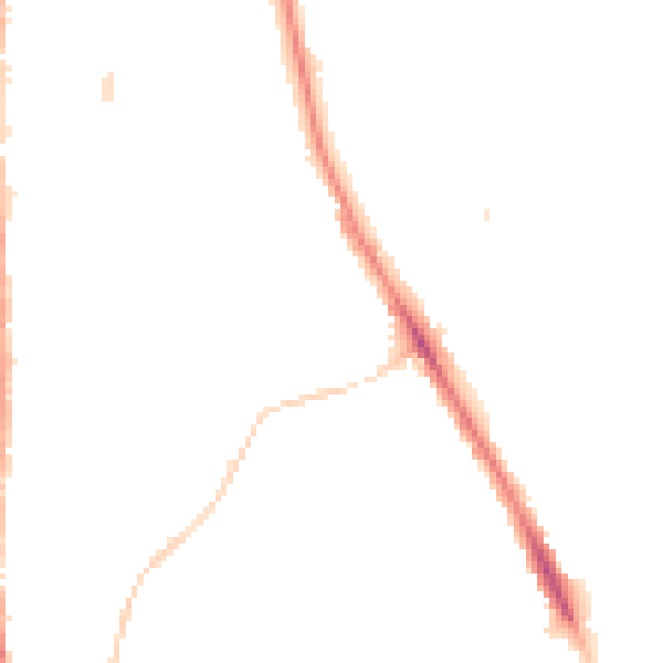 Night-time road noise heatmap for NE9 5UH