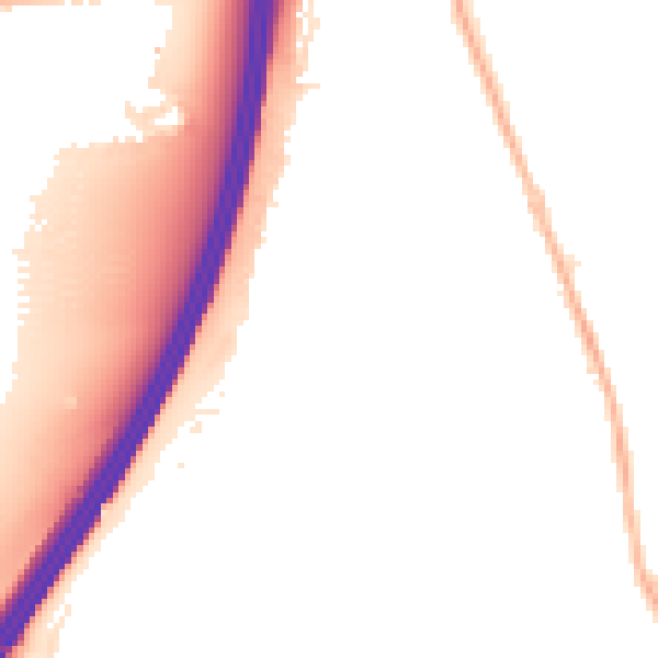 Night-time road noise heatmap for NG10 3SU