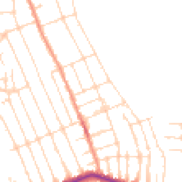 Daytime road noise heatmap for NG10 4HY