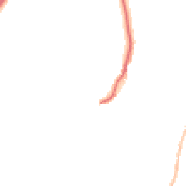 Night-time road noise heatmap for NG10 5DY