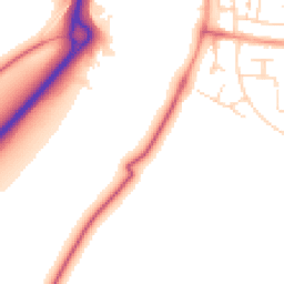 Daytime road noise heatmap for NG11 2AE