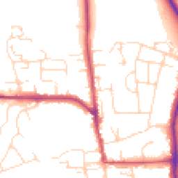 Daytime road noise heatmap for NG11 6BN