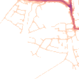 Daytime road noise heatmap for NG11 6JD