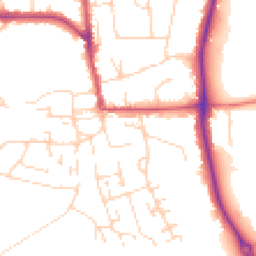 Daytime road noise heatmap for NG11 6NP
