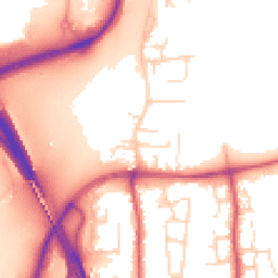 Daytime road noise heatmap for NG11 7AR