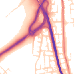 Daytime road noise heatmap for NG11 7EZ
