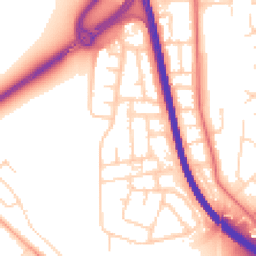 Daytime road noise heatmap for NG11 7FN