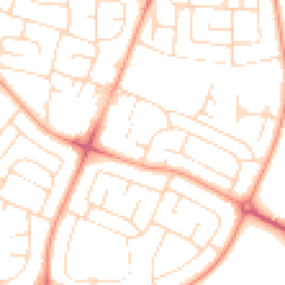 Daytime road noise heatmap for NG11 8LW