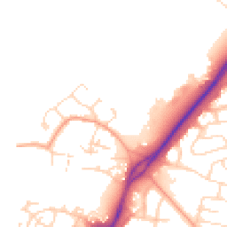 Daytime road noise heatmap for NG11 8PS